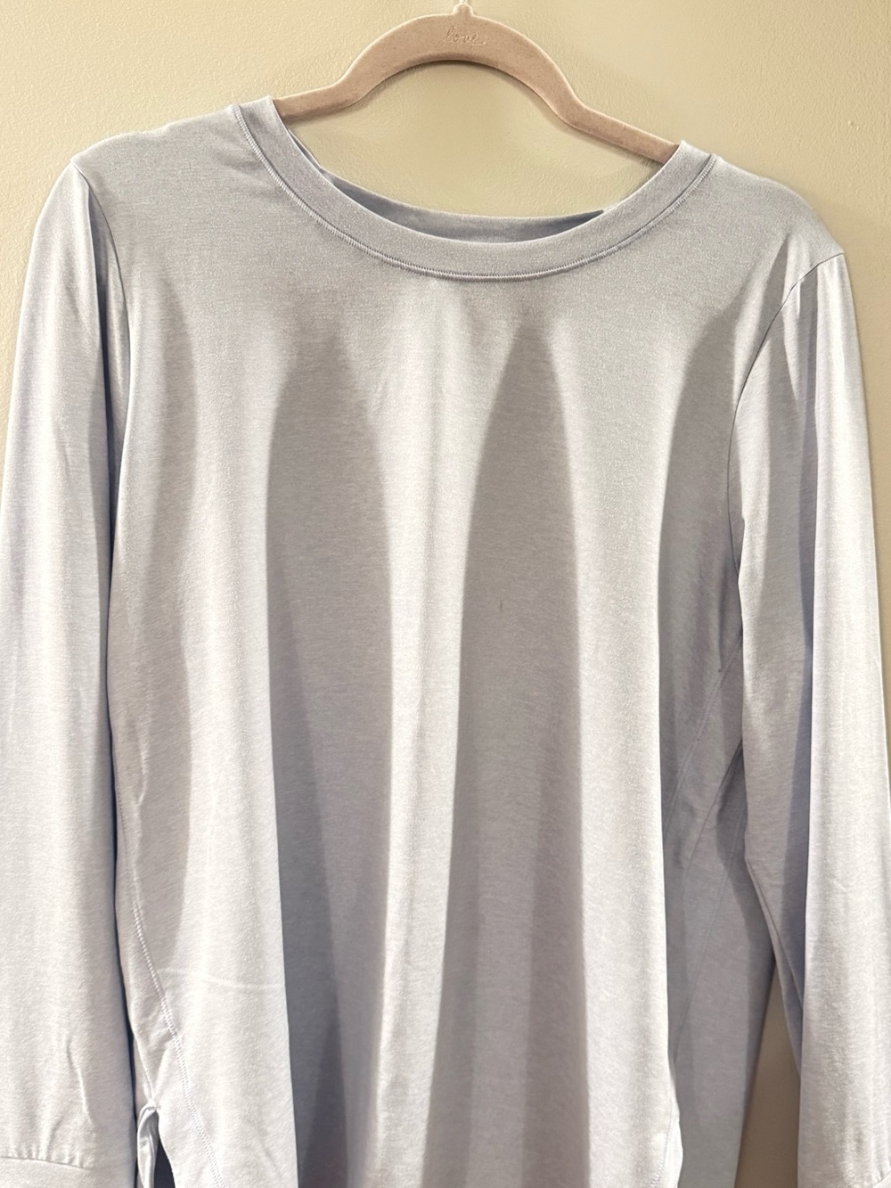 Athleta Lavender Long Sleeve Tee